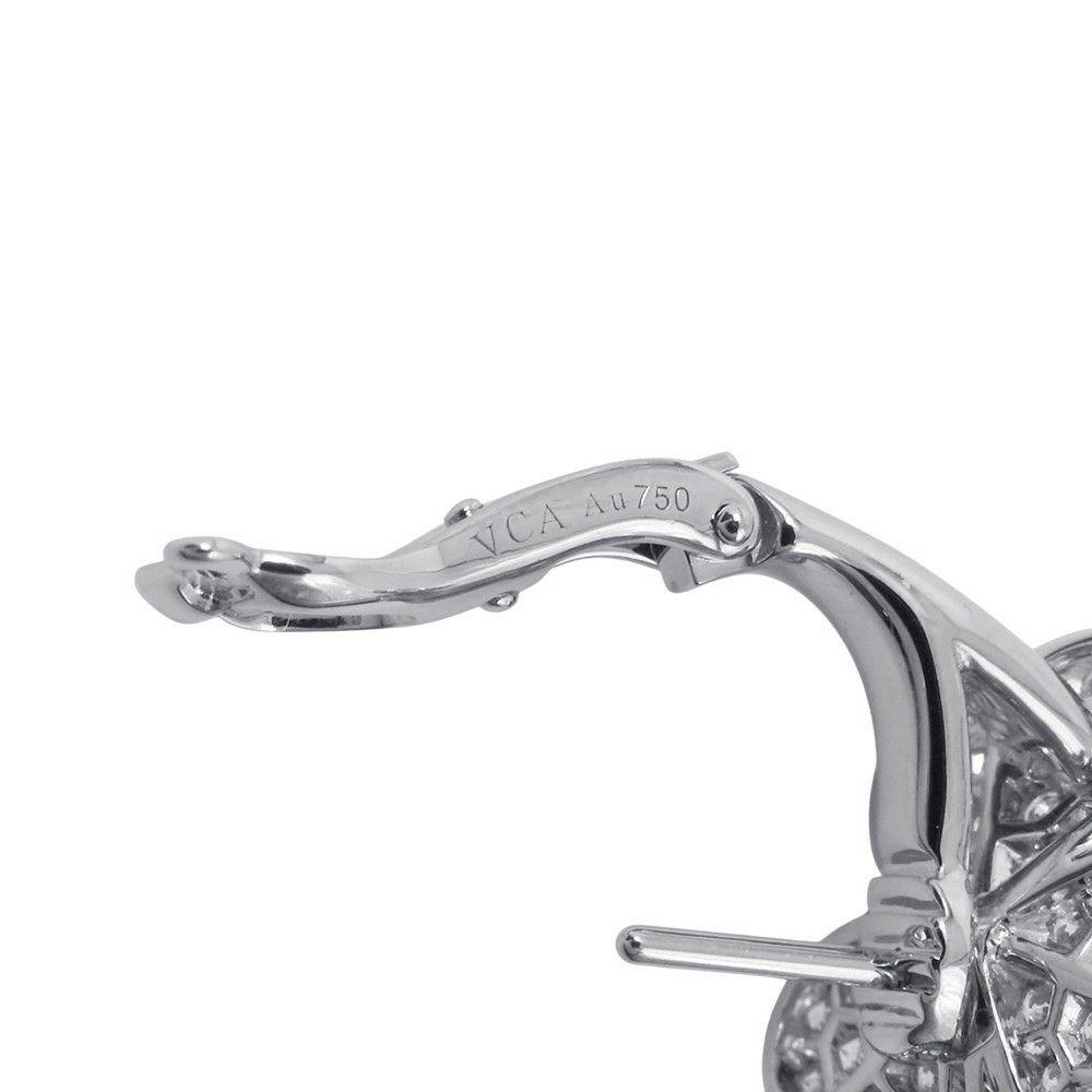 ヴァンクリーフ&アーペル ピアス フリヴォル イヤリング スモールモデル ダイヤモンド 86P 1.61ct K18WGホワイトゴールド VCARB65800