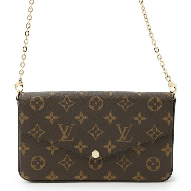 ルイヴィトン チェーンウォレット モノグラム ポシェット・フェリシー M81896 LOUIS VUITTON ショルダーバッグ