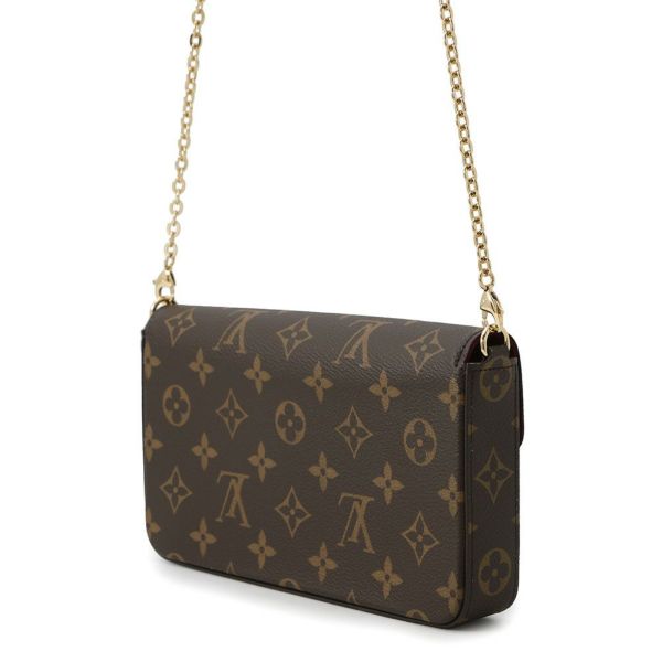 ルイヴィトン チェーンウォレット モノグラム ポシェット・フェリシー M81896 LOUIS VUITTON ショルダーバッグ