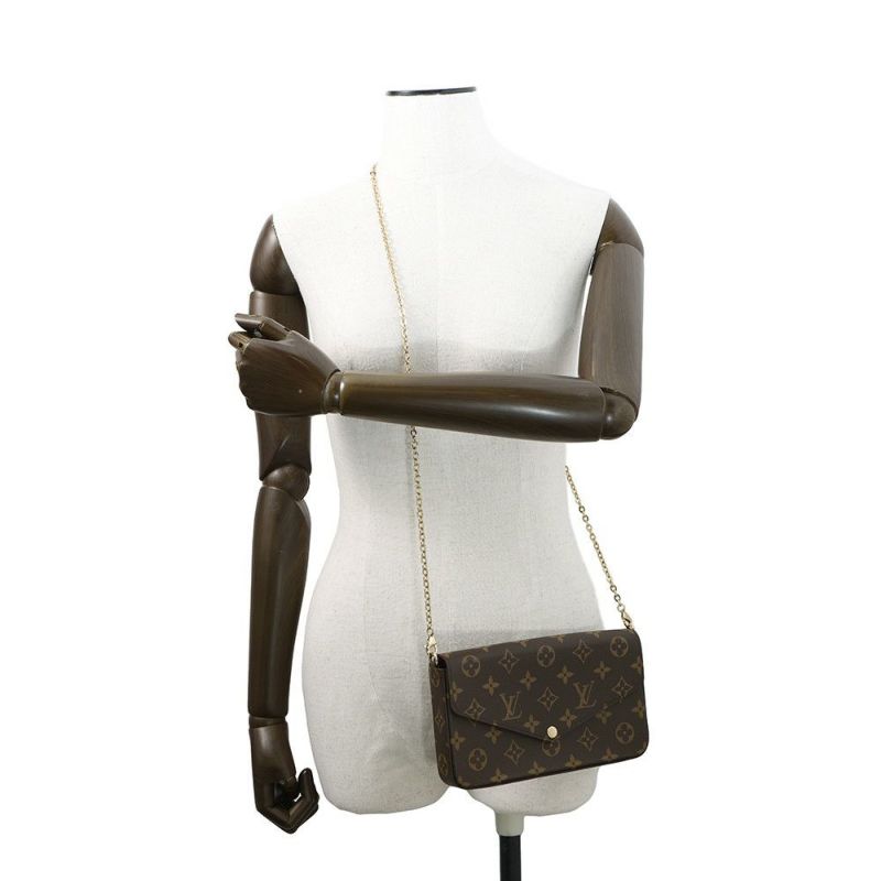 ルイヴィトン チェーンウォレット モノグラム ポシェット・フェリシー M81896 LOUIS VUITTON ショルダーバッグ
