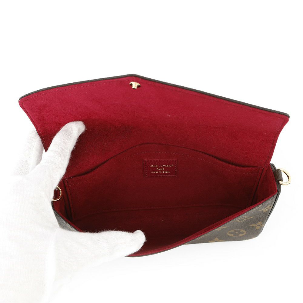 ルイヴィトン チェーンウォレット モノグラム ポシェット・フェリシー M81896 LOUIS VUITTON ショルダーバッグ