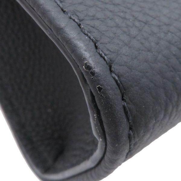 ルイヴィトン ショルダーバッグ アエログラム・レザー メッセンジャー・ヴォワヤージュ M59329　ヴィトン ブラック 黒