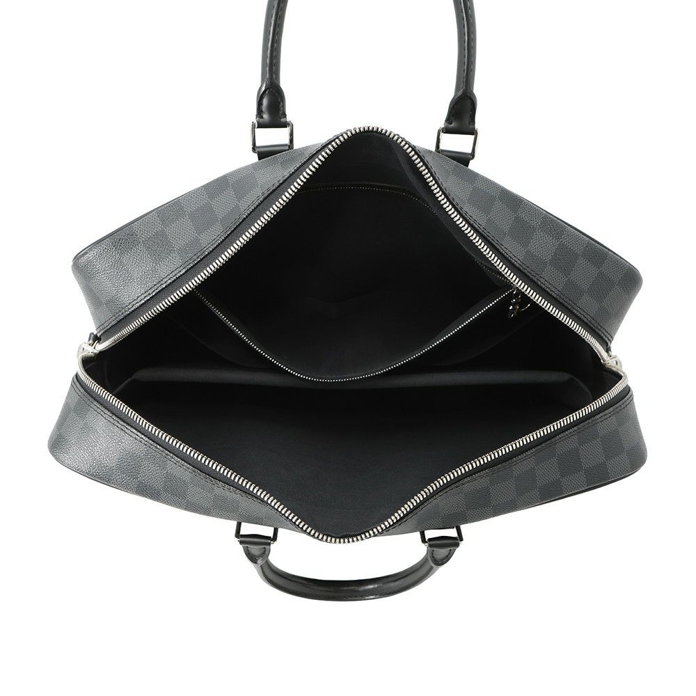 ルイヴィトン ビジネスバッグ ダミエ・グラフィット ポルトドキュマン・ヴォワヤージュGM  N41123 バッグ ヴィトン ブラック 黒