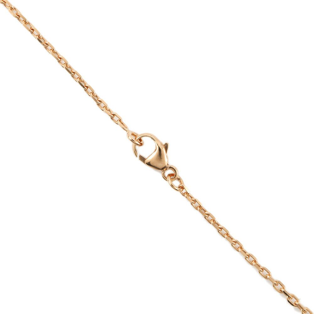 エルメス ネックレス ミニ・ポップアッシュ パープル/ピンクゴールド金具 HERMES アクセサリー