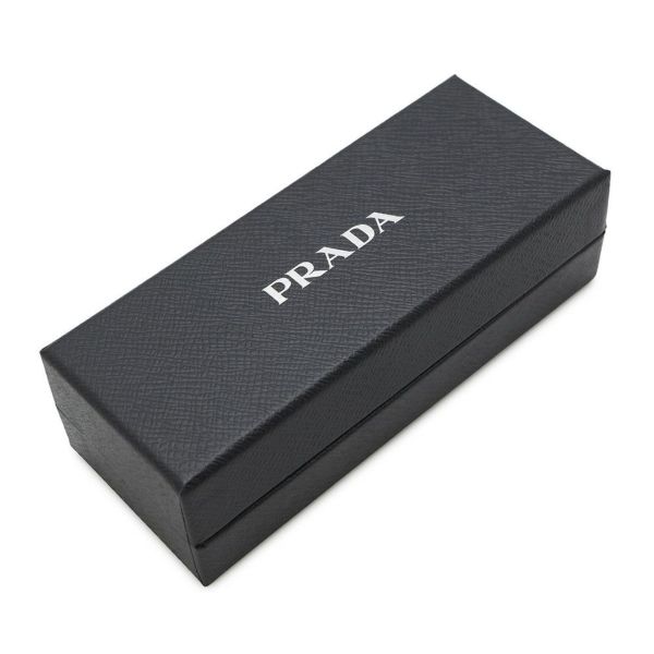 プラダ キーホルダー トライアングル プレート キーリング 2PP68T PRADA バッグチャーム メンズ 黒