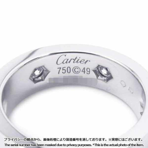 カルティエ リング LOVE リング フルダイヤモンド 6P K18WGホワイトゴールド リングサイズ49 ラブ ジュエリー 指輪