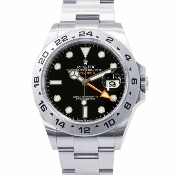 ロレックス エクスプローラー2 ランダムシリアル ルーレット 226570 ROLEX 腕時計 黒文字盤