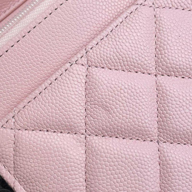 シャネル チェーンウォレット マトラッセ ココマーク キャビアスキン キルティング A33814 CHANEL 財布