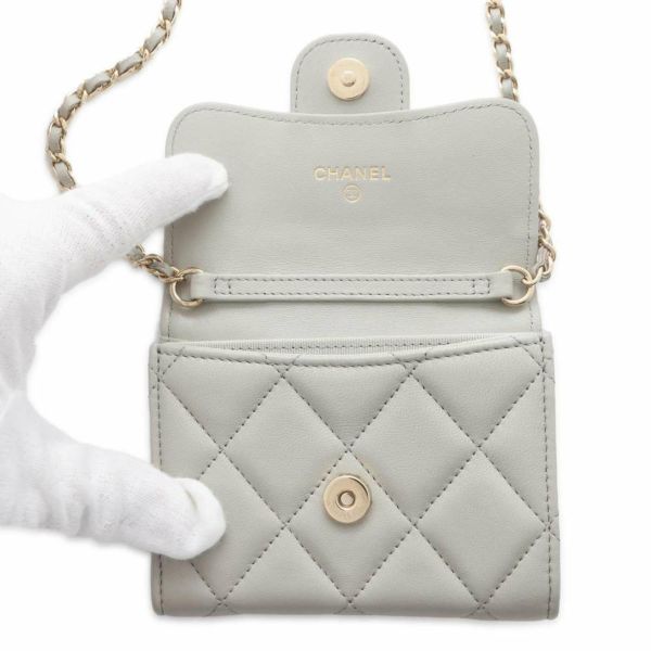 シャネル チェーンウォレット マトラッセ ココマーク ミニ ラムスキン AP0238 CHANEL 財布 コインケース 安心保証 |  中古・新品ブランド販売ギャラリーレア公式通販