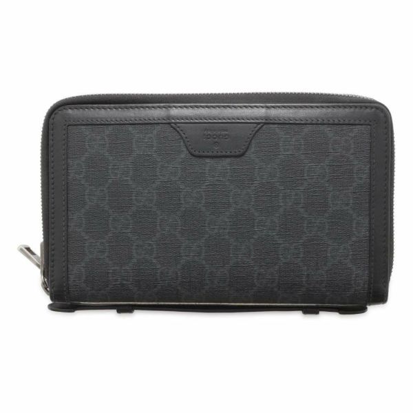 グッチ 長財布 トラベルケース レザー GGスプリーム 358933 GUCCI メンズ 黒