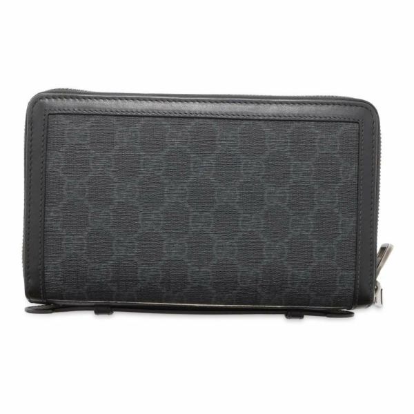 グッチ 長財布 トラベルケース レザー GGスプリーム 358933 GUCCI メンズ 黒