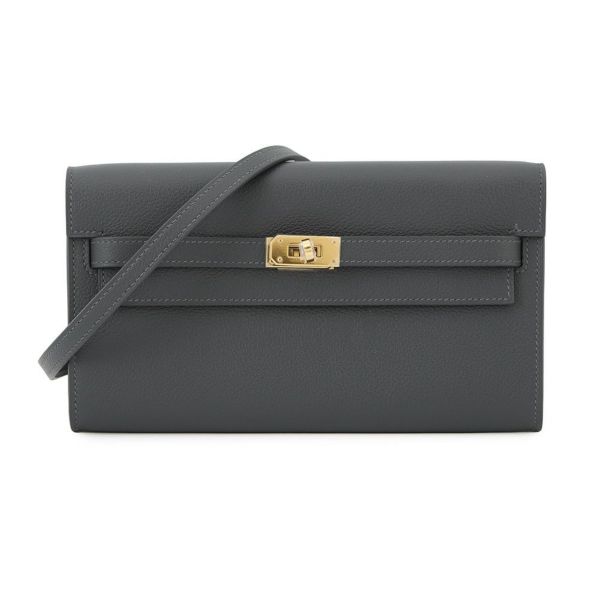 エルメス ケリーウォレット ロング トゥーゴー アルドワーズ/ゴールド金具 エバーカラー W刻印 HERMES 財布