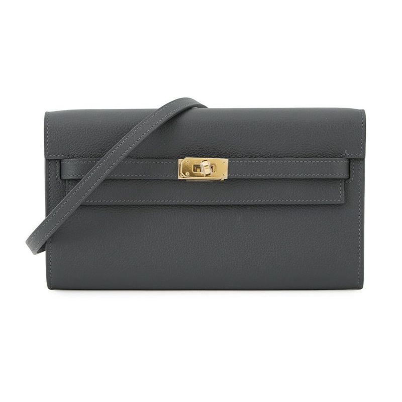 エルメス ケリーウォレット ロング トゥーゴー アルドワーズ/ゴールド金具 エバーカラー W刻印 HERMES 財布
