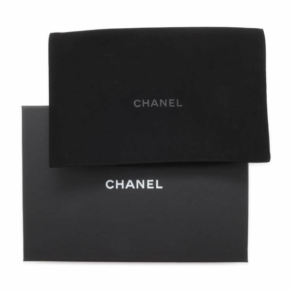 シャネル チェーンウォレット ココマーク パテント CHANEL 財布 黒