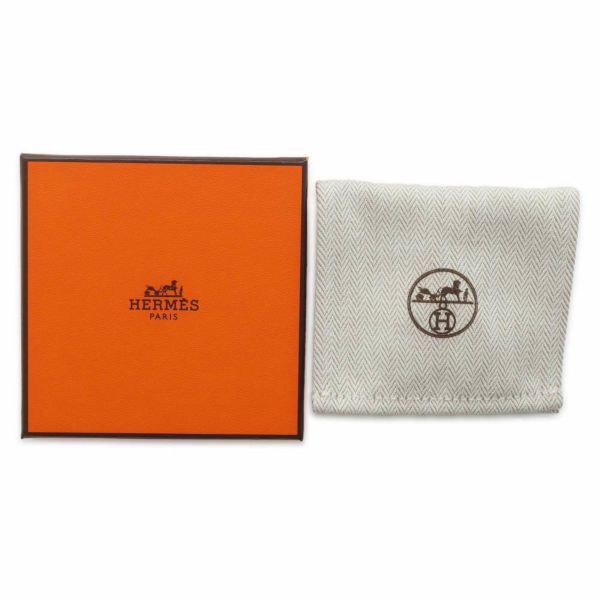 エルメス ピアス オランプ エトゥープ/ピンクゴールド金具 ヴォーエプソン HERMES アクセサリー