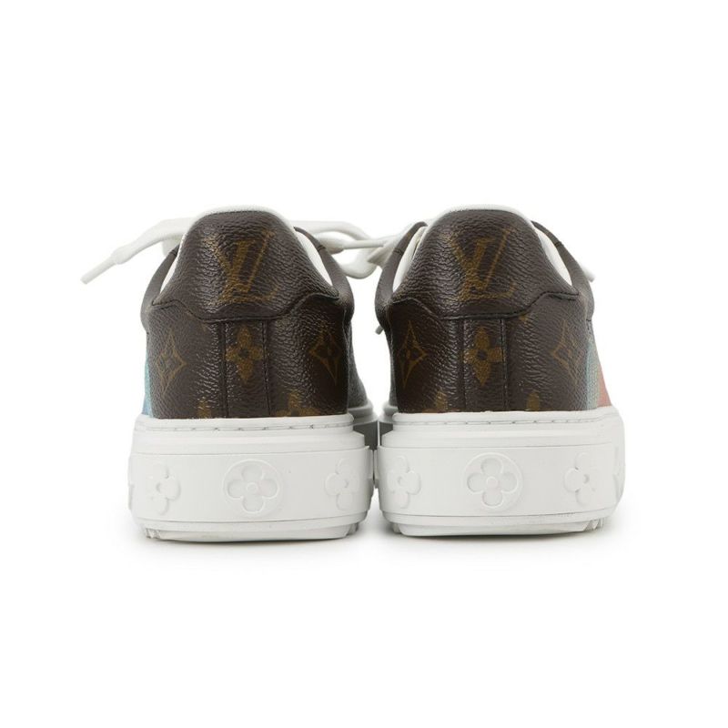 ルイヴィトン スニーカー LV × YK タイム・アウト スニーカー パンプキン レディースサイズ35 1/2 靴 草間彌生