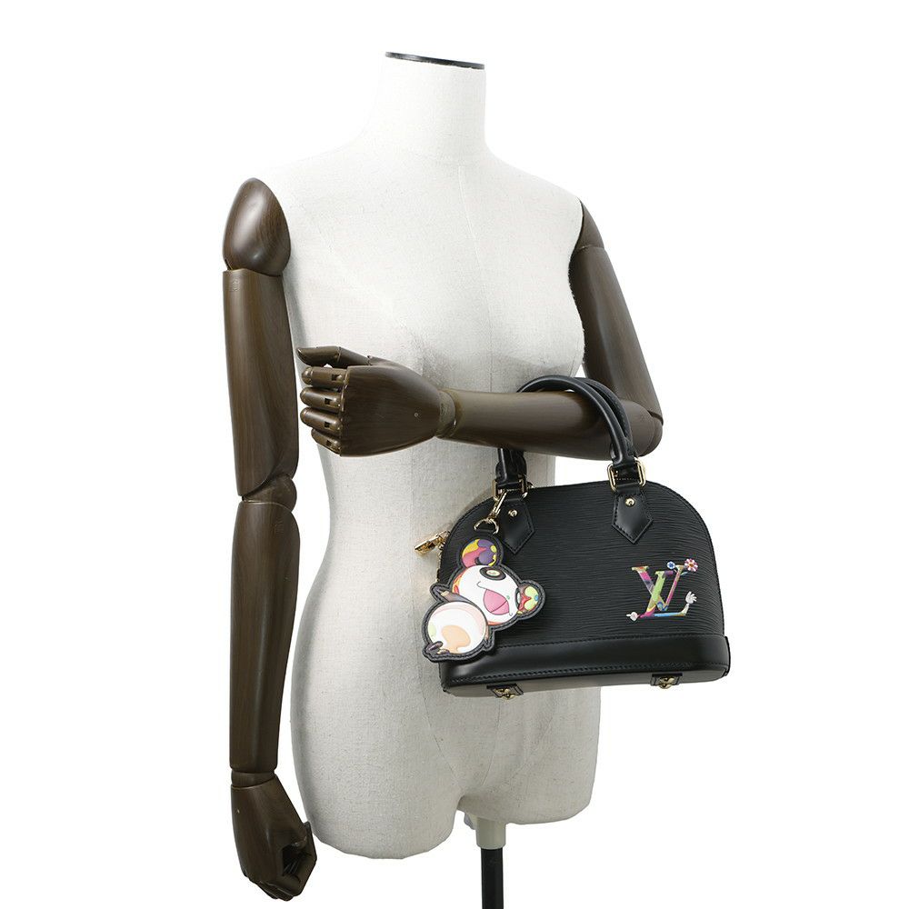 ルイヴィトン ハンドバッグ エピ LV × TM アルマ BB M13670 LOUIS VUITTON ヴィトン 村上隆コラボ ブラック 黒