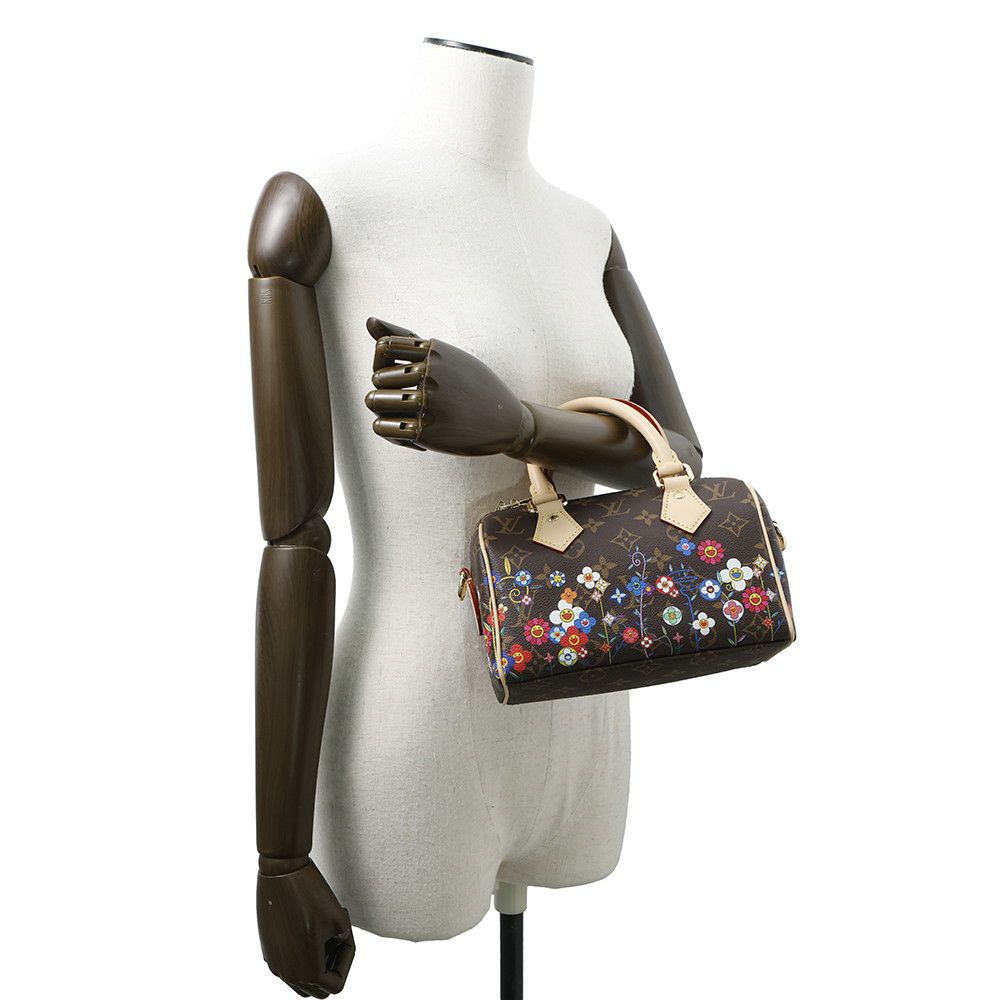 ルイヴィトン ハンドバッグ モノグラム スピーディ・バンドリエール20 LV × TM M14175 村上隆 コラボ