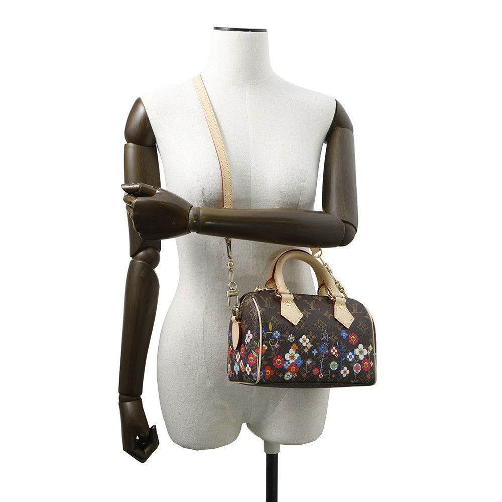 ルイヴィトン ハンドバッグ モノグラム スピーディ・バンドリエール20 LV × TM M14175 村上隆 コラボ