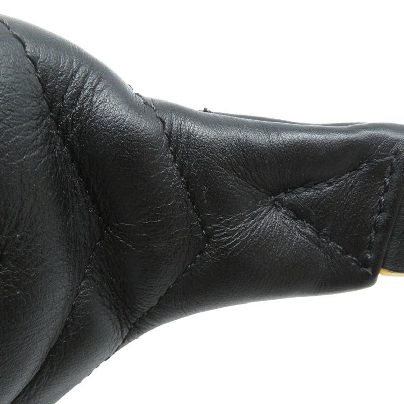 ルイヴィトン ボディバッグ カーフレザー ニューウェーブ バムバッグ M53750 ウエストバッグ 黒 ブラック