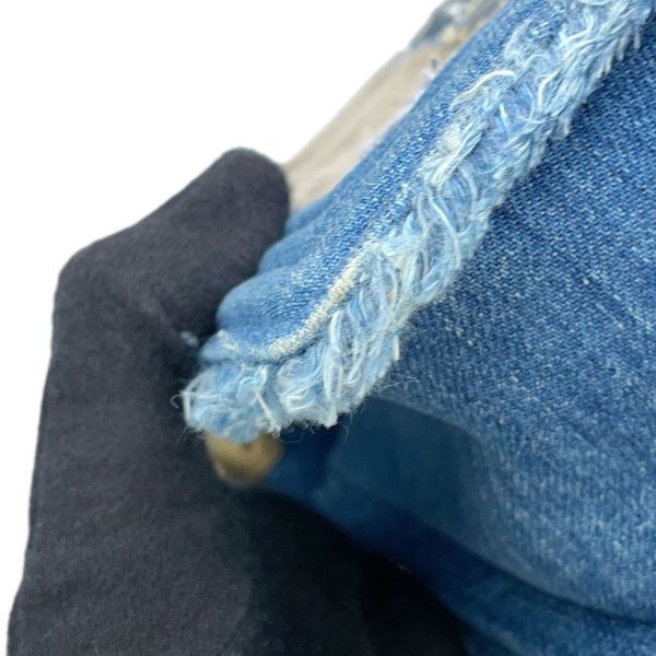 シャネル チェーンショルダーバッグ ココマーク ボーイシャネル パッチワーク デニム A92867 CHANEL BOY CHANEL