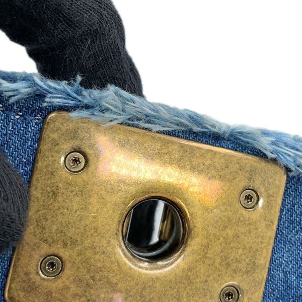 シャネル チェーンショルダーバッグ ココマーク ボーイシャネル パッチワーク デニム A92867 CHANEL BOY CHANEL