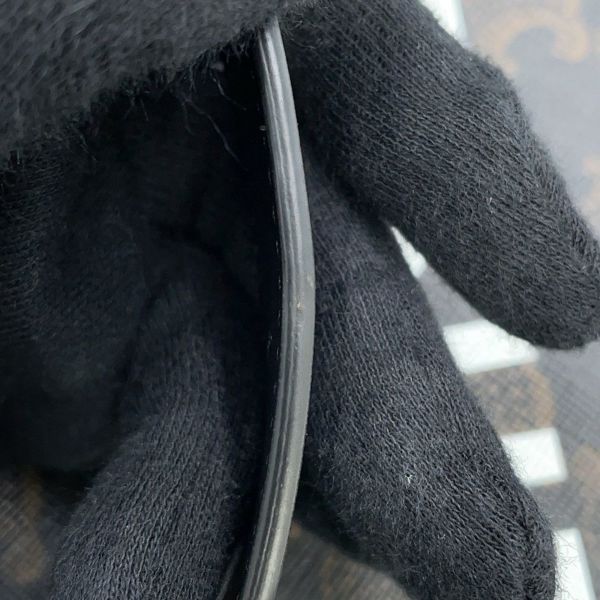 セリーヌ ショルダーバッグ トリオンフ ホリゾンタル ミディアム メッセンジャーバッグ PVC 194502CIM.38NO CELINE 黒