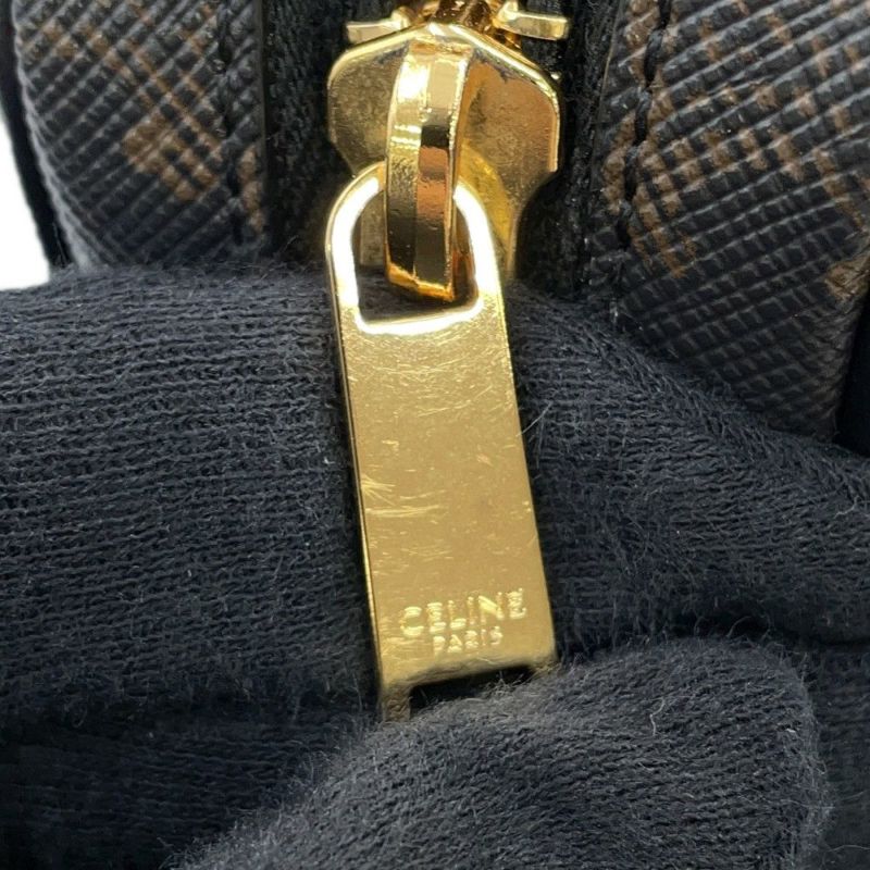 セリーヌ ショルダーバッグ トリオンフ ホリゾンタル ミディアム メッセンジャーバッグ PVC 194502CIM.38NO CELINE 黒