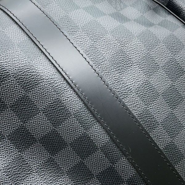 ルイヴィトン ボストンバッグ ダミエ・グラフィット キーポル・バンドリエール 55 N41413 ヴィトン トラベル 黒 ブラック