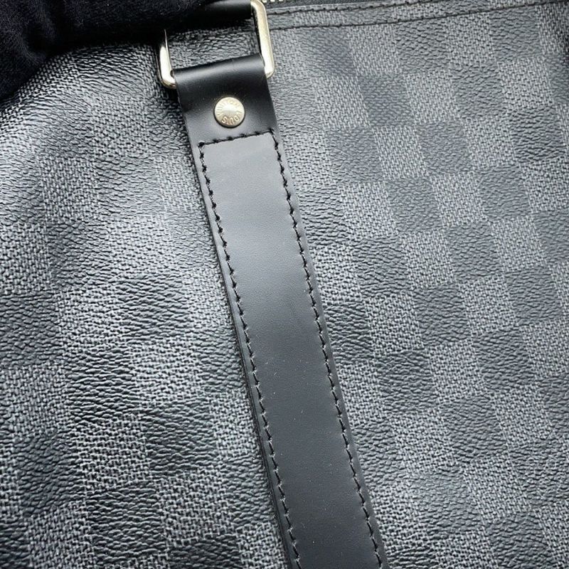 ルイヴィトン ボストンバッグ ダミエ・グラフィット キーポル・バンドリエール 55 N41413 ヴィトン トラベル 黒 ブラック