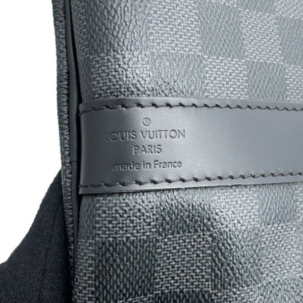 ルイヴィトン ボストンバッグ ダミエ・グラフィット キーポル・バンドリエール 55 N41413 ヴィトン トラベル 黒 ブラック