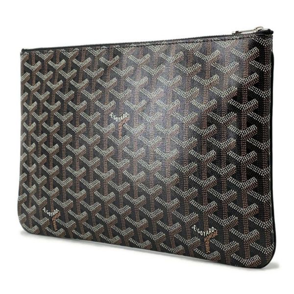 ゴヤール クラッチバッグ セナMM PVC SENAT2MMLTY01CL01P GOYARD メンズ セカンドバッグ 黒