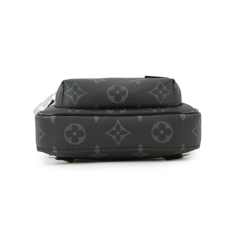 ルイヴィトン ボディバッグ モノグラム・エクリプス アヴェニュー・スリングバッグPM M47137 ブラック 黒