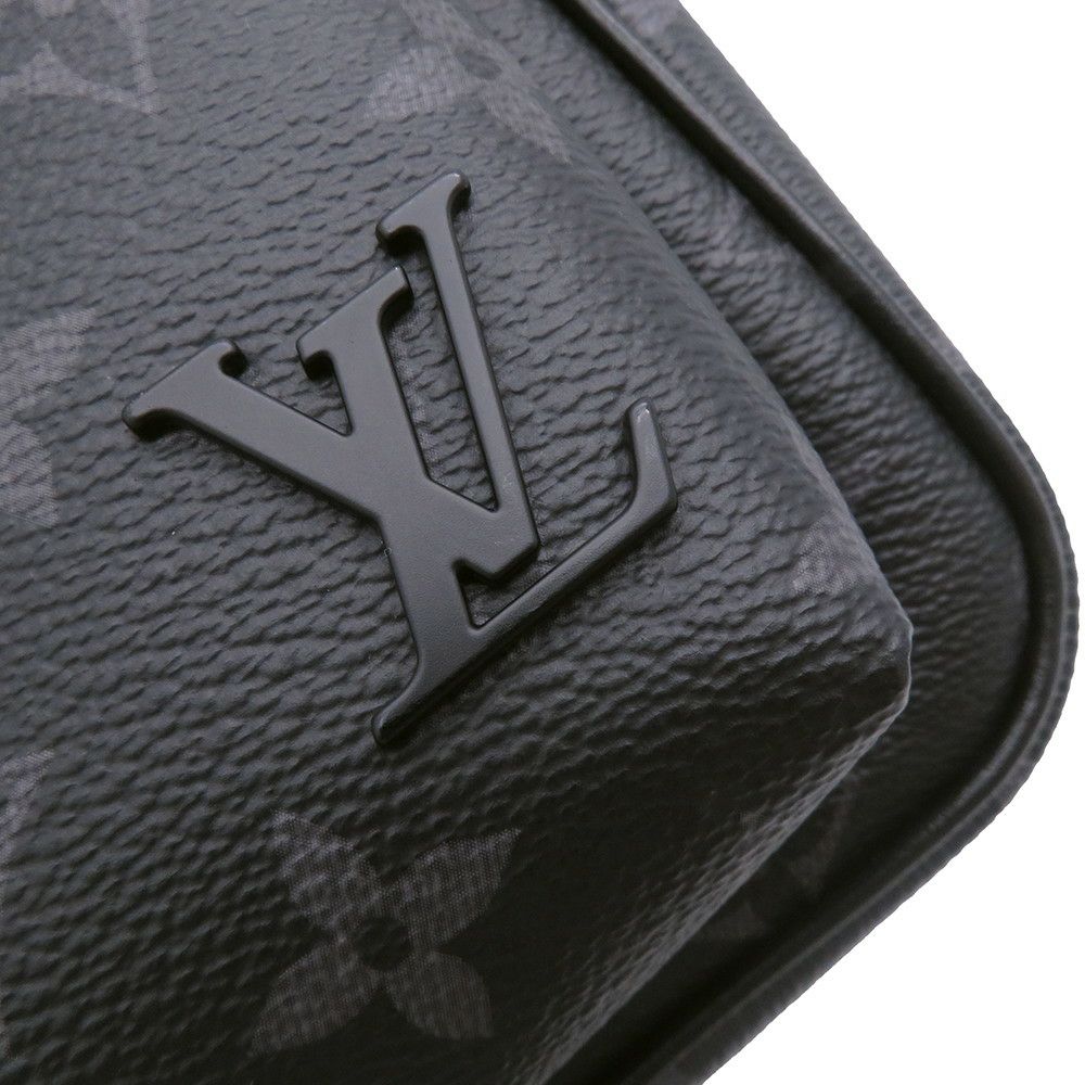 ルイヴィトン ボディバッグ モノグラム・エクリプス アヴェニュー・スリングバッグPM M47137 ブラック 黒