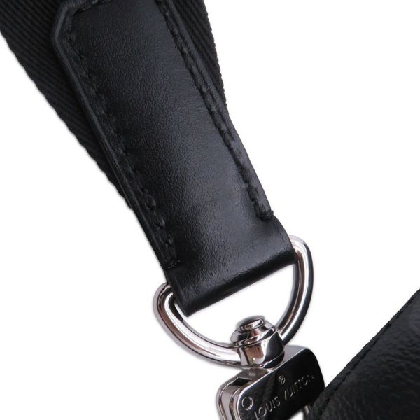 ルイヴィトン ボディバッグ モノグラム・エクリプス アヴェニュー・スリングバッグPM M47137 ブラック 黒