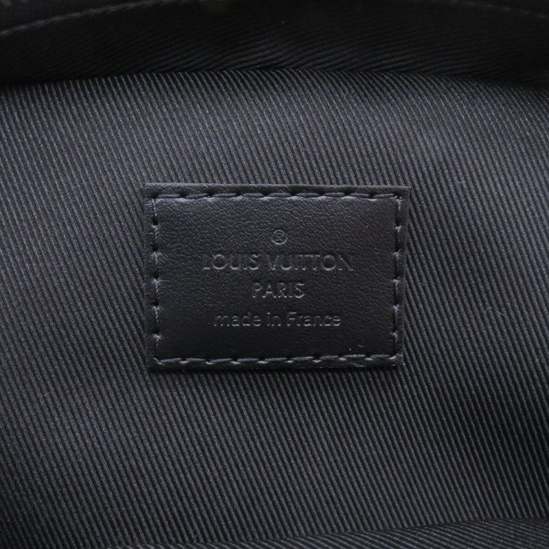 ルイヴィトン ボディバッグ モノグラム・エクリプス アヴェニュー・スリングバッグPM M47137 ブラック 黒