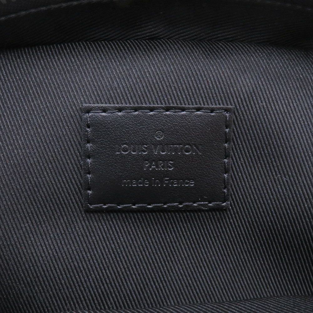 ルイヴィトン ボディバッグ モノグラム・エクリプス アヴェニュー・スリングバッグPM M47137 ブラック 黒