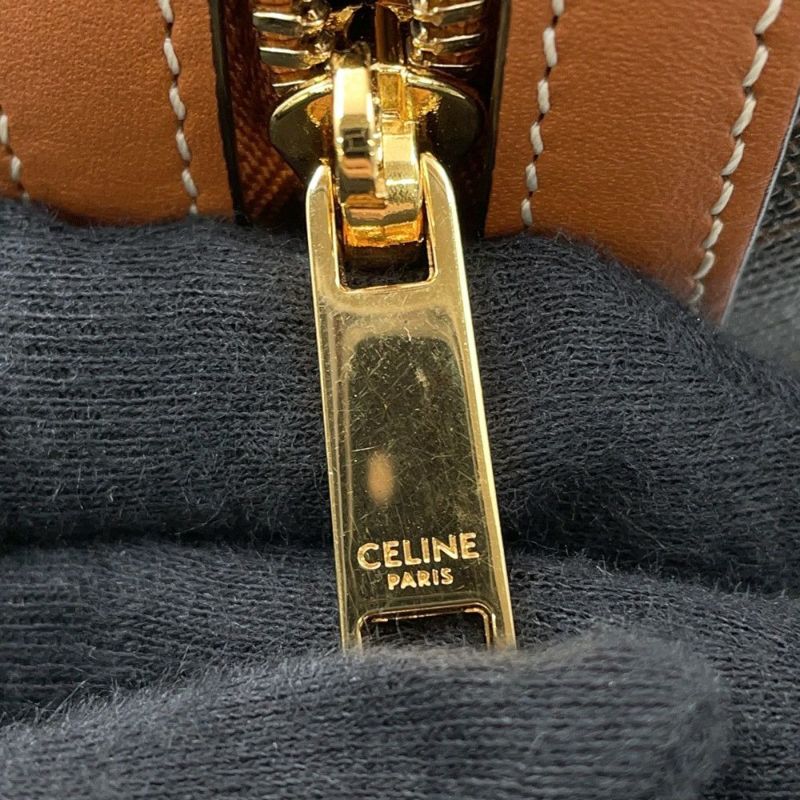 セリーヌ ハンドバッグ トリオンフ ボストンバッグ 119572 CELINE 2way ブラウン
