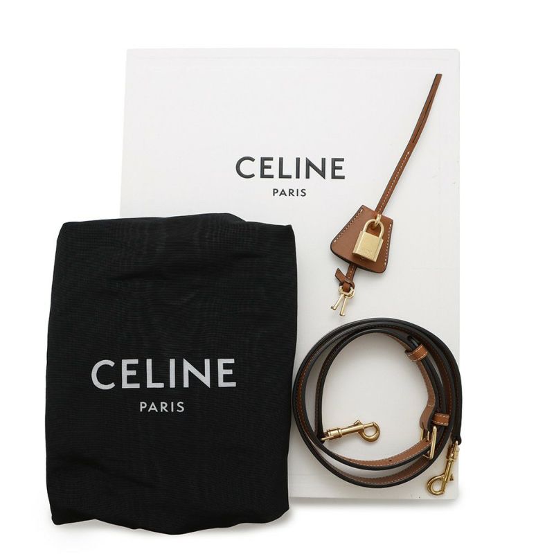 セリーヌ ハンドバッグ トリオンフ ボストンバッグ 119572 CELINE 2way ブラウン