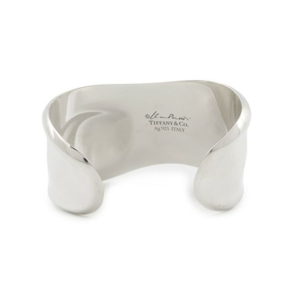 ティファニー ブレスレット エルサ・ペレッティ スモールボーン カフ ミディアム SV925シルバー 左手用 Tiffany&Co. アクセサリー