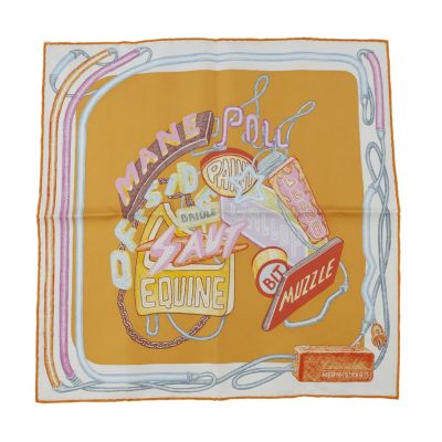 エルメス スカーフ カレ45 ガヴロッシュ ジャスト・マリッド JUST