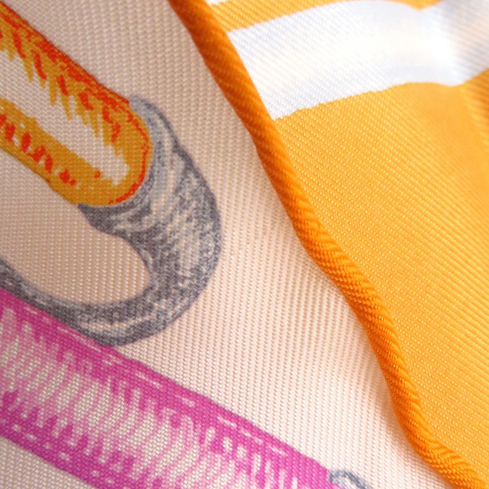 エルメス スカーフ カレ45 シュヴァロスコープ・ネオン CHEVALOSCOPE NEON HERMES シルク 2023春夏