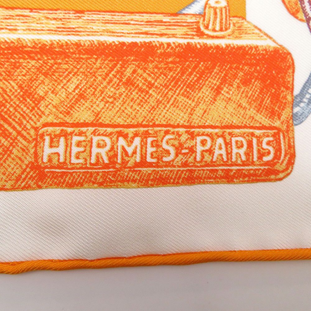 エルメス スカーフ カレ45 シュヴァロスコープ・ネオン CHEVALOSCOPE NEON HERMES シルク 2023春夏