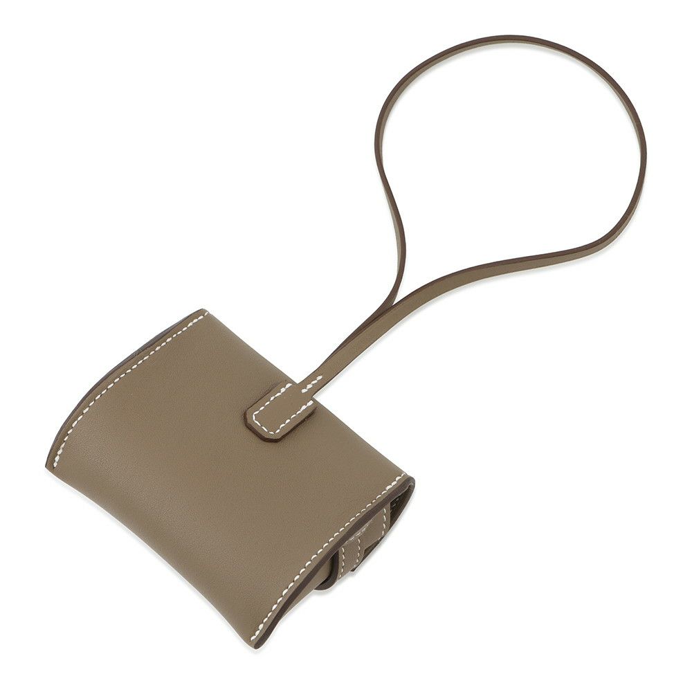 エルメス バッグチャーム ケリー フェスティバル チャーム エトゥープ/ゴールド金具 スイフト B刻印