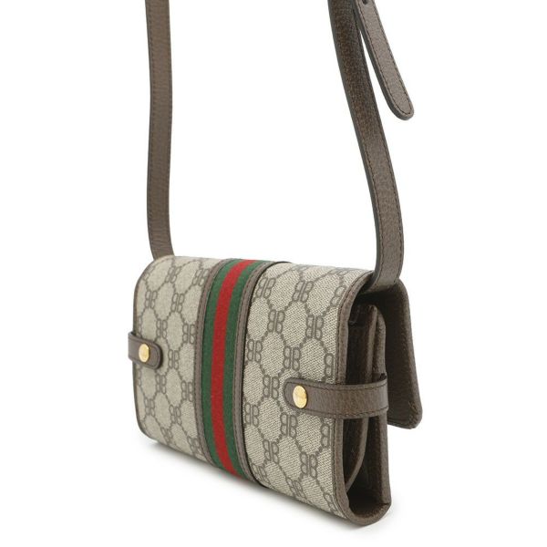 バレンシアガ ショルダーウォレット ザ・ハッカープロジェクト PVC レザー 680131 BALENCIAGA GUCCIコラボ