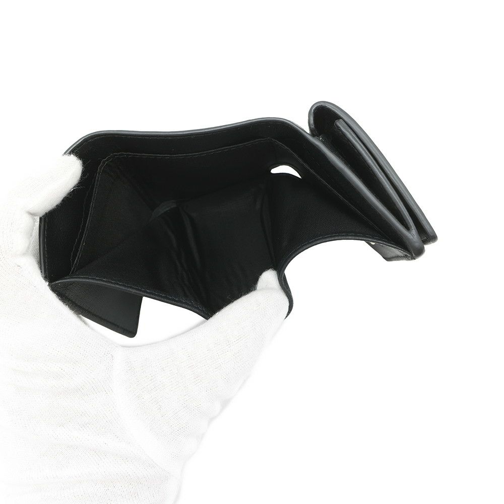 バレンシアガ 三つ折り財布 エブリデイ 505055 BALENCIAGA 財布 黒