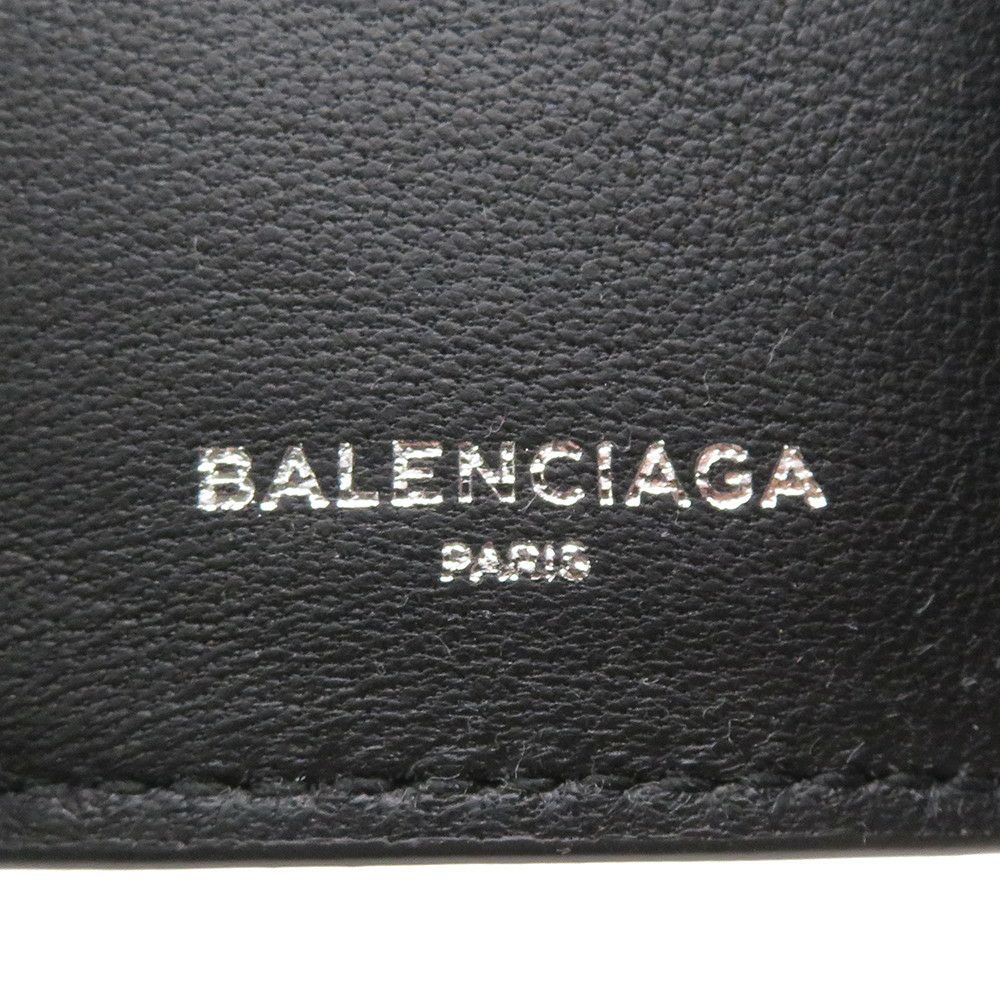 バレンシアガ 三つ折り財布 エブリデイ 505055 BALENCIAGA 財布 黒