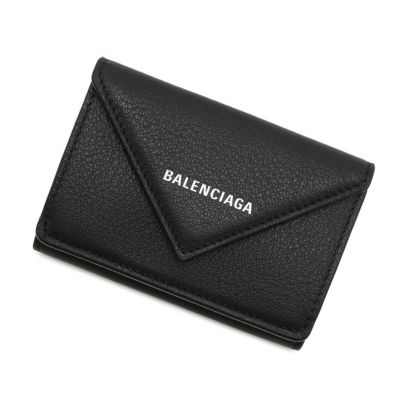 バレンシアガ 二つ折り財布 BBロゴ レザー 779971 BALENCIAGA