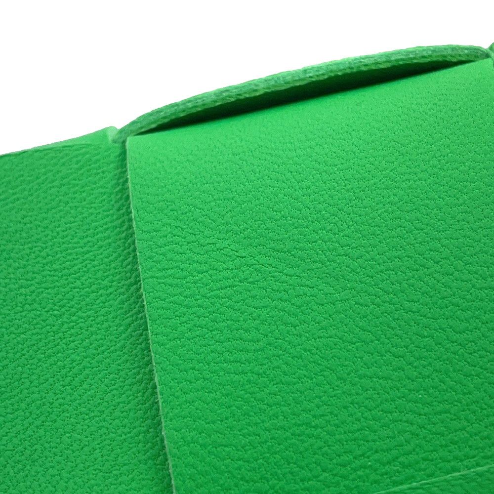 ボッテガヴェネタ ショルダーバッグ キャンディー カセット ラムスキン 666688 BOTTEGA VENETA グリーン