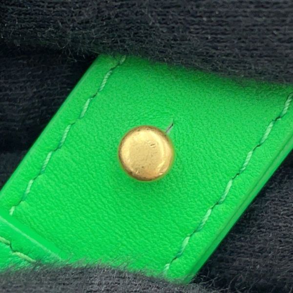 ボッテガヴェネタ ショルダーバッグ キャンディー カセット ラムスキン 666688 BOTTEGA VENETA グリーン